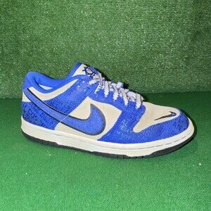 Nike Dunk Low Jackie Robinson‎ Blue DV2203-400 Big Kid 4Y Replacement Right Foot